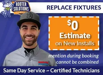 san diego fixture replacement Rooter Solutions